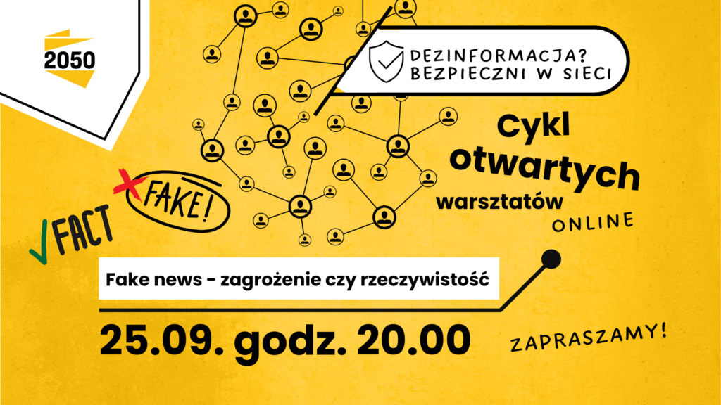 Dołącz do otwartych warsztatów i nie daj się Fake newsom! 