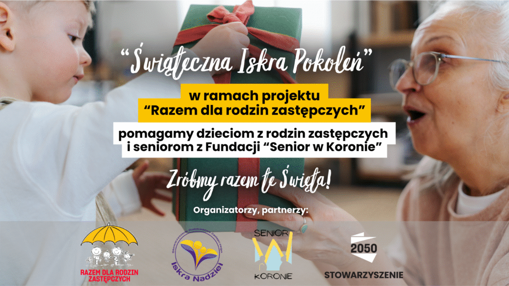 “Świąteczna Iskra Pokoleń”, czyli sztafeta dobra między pokoleniami i 130 paczek dla rodzin zastępczych!